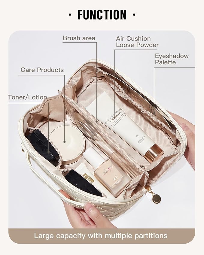 Eachy travel makeup bag,large capacity