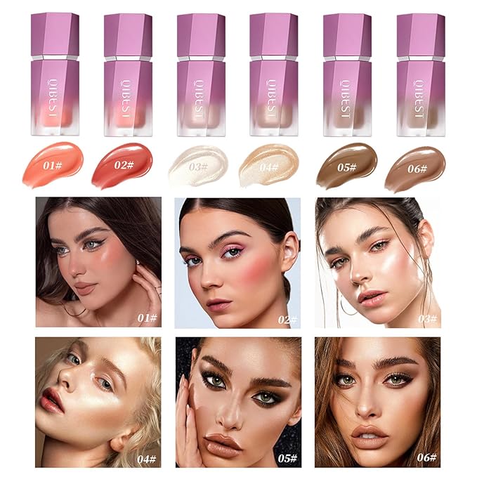 Soft Liquid Contour Stick, Liquid Face Bronzer Stick Makeup,05 Bronzer