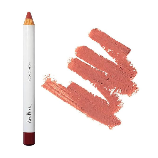 Ere Perez - Natural Coco Crayon Hydrating Lip Color | Vegan, Cruelty-Free, Clean Beauty (Grace, 0.01 oz | 3 g)