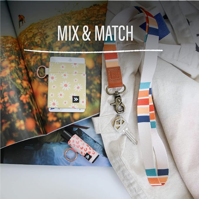 Thread Wallets Lip Balm Holder Keychain, Lip Gloss