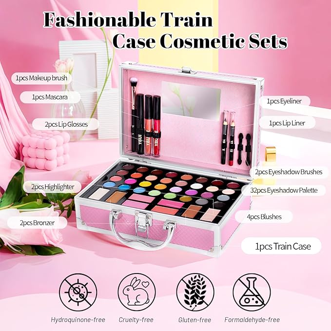 Beginner Makeup Kit for Teen,Makeup Gift