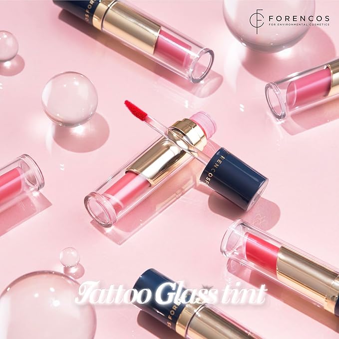 Tattoo Glass Lip Gloss Tint, Korean Glossy Tint/Stain, Glass