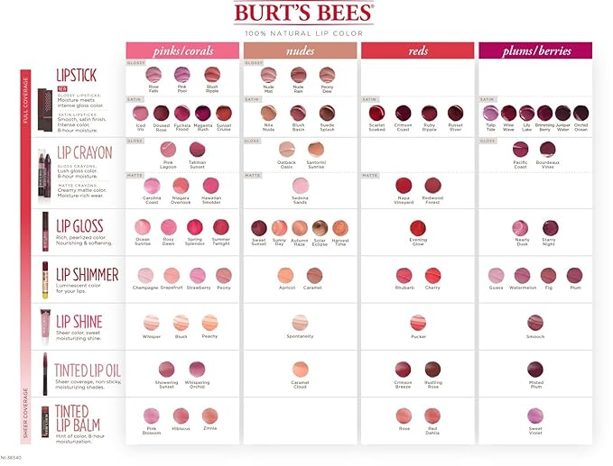 Burts Bees 100 % Natural Moisturizing Tinted Lip Moisturizing