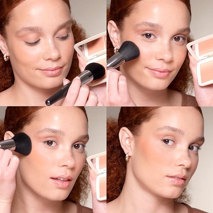 COVER FX Monochromatic Powder Blush Duo - Warm Impact Color