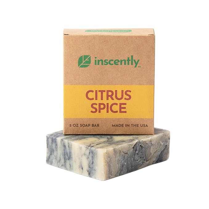 Citrus Spice Scented Bar Soap -