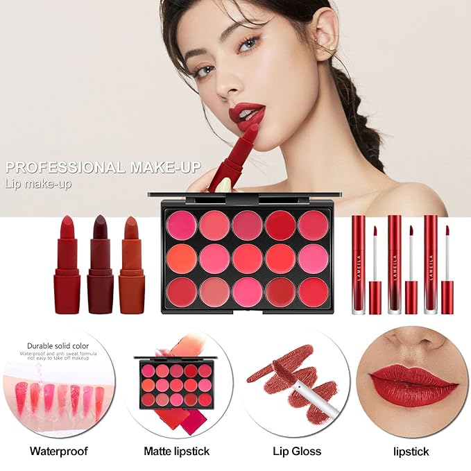 M All In One Full Makeup Kit,Multipurpose Women's