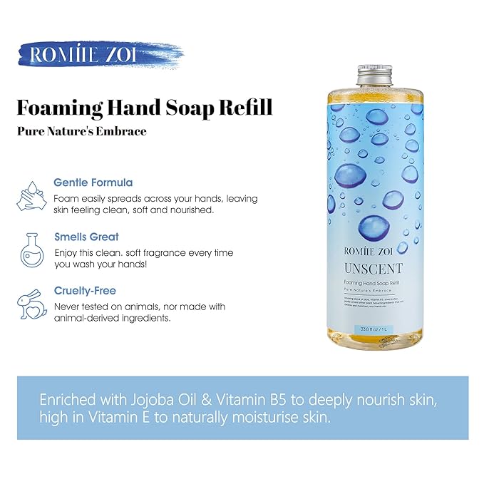 Foaming Hand Soap Refill, Fragrance Free,