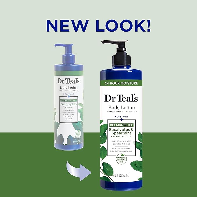 Dr Teal's Body Lotion, Eucalyptus &
