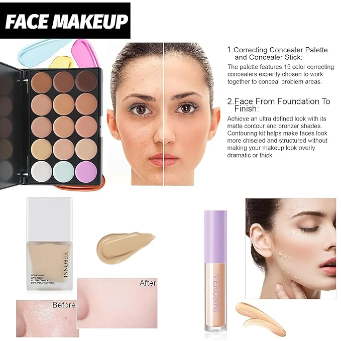 VERONNI All in One Makeup Kit,Eye