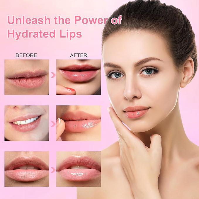 Lip Glowy Balm of Berry Scent,Moisturizing Lightweight,