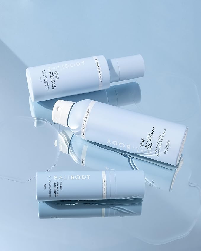 Bali Body Hydrating Face Sunscreen SPF 50 | Lightweight, Non-Greasy, Nourishing Formula for All Skin Types | Sun Protection, Water Resistant | Vegan, Cruelty Free, Australian Made (150 ml/5.0 fl oz)