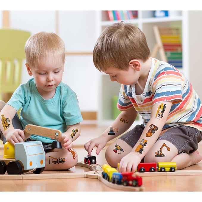 Cars and Trucks Temporary Tattoo for kids - Kids