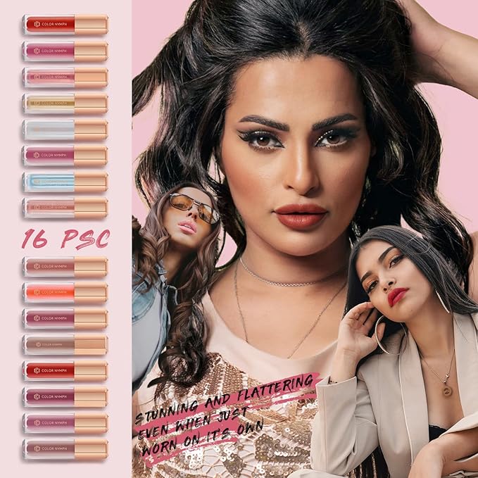 Color Nymph 16 PCS Lip Glosses