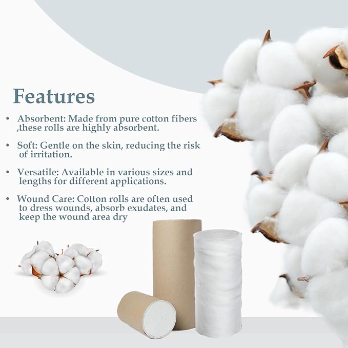 Pure cotton roll cotton undercast