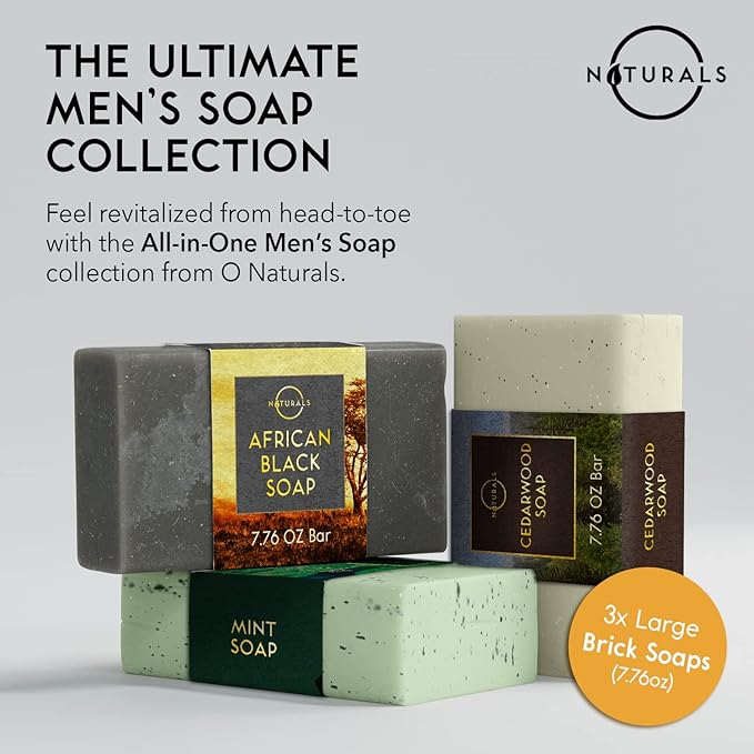 O Naturals Bar Soap for Men