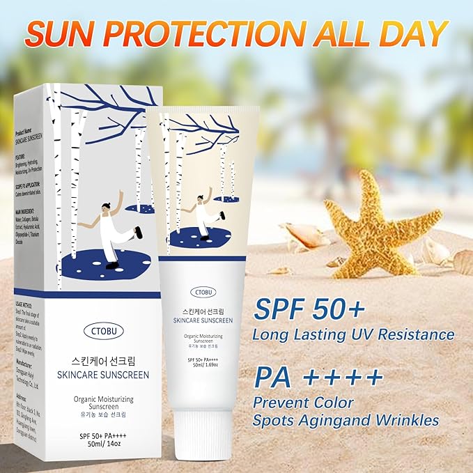 Relief Sun Sunscreen SPF50 +++++PA +Korean Skin Care Solution for All Skin Types | Nourishing Skin Protection and UV Defense (1pcs)