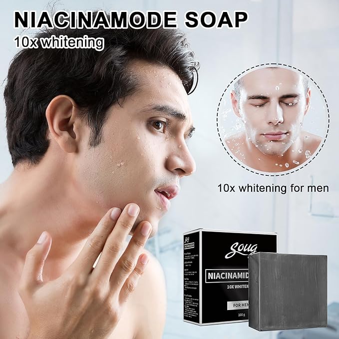 2Pcs Ballboyz Face Soap Acne, Men