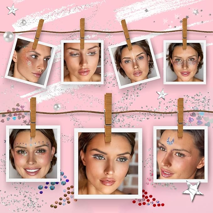 Euphoria makeup kit with glitter