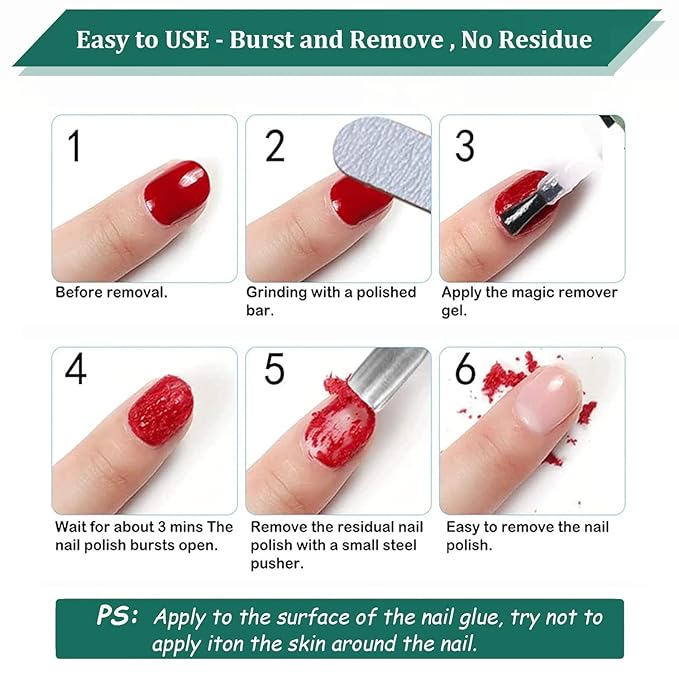 Gel Nail Polish Remover Kit: