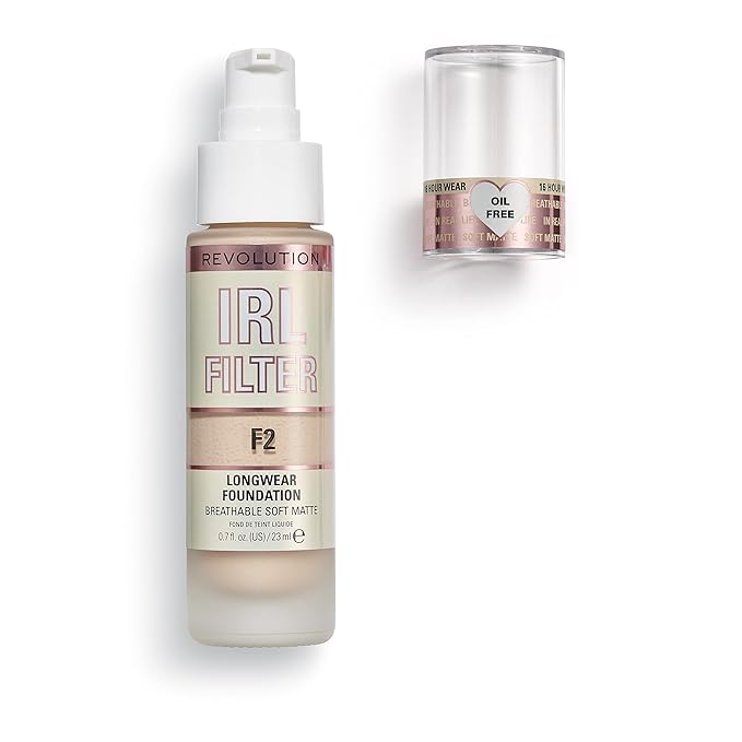 Revolution Beauty, IRL Filter Longwear Foundation, Soft &