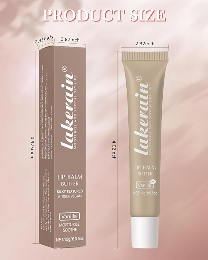 Tinted Lip Butter Balm-3 Colors Vanilla Oil