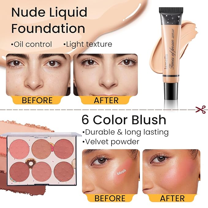 Makeup Kit for Girls Teens, Travel