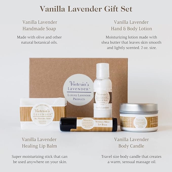 Victoria's Lavender Natural Body Products Gift
