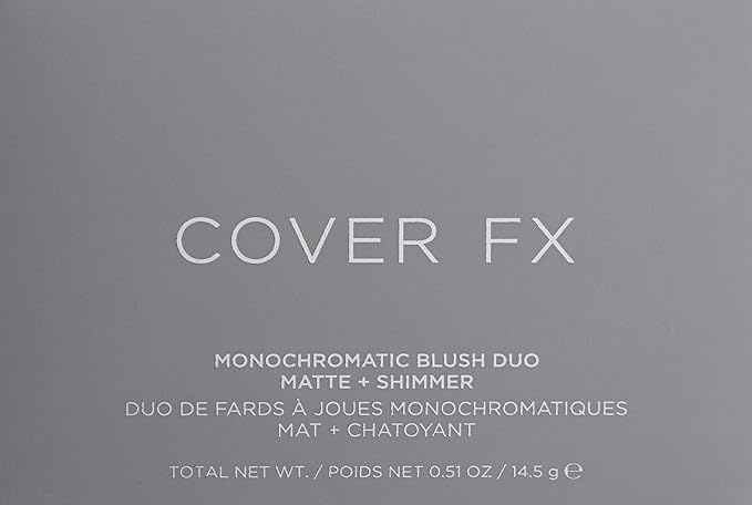 COVER FX Monochromatic Powder Blush Duo - Soft Impact Color