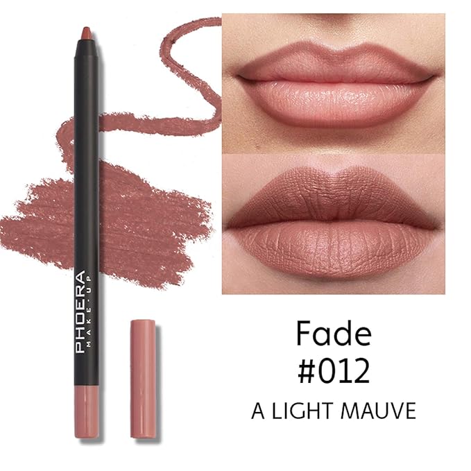 MAEPEOR Matte Lipliner and Eyeliner Kit 3 PCS Smoothly Creamy Lipliner and Eyeliner Pen Set for Daily Wear (3PCS Kit 6)