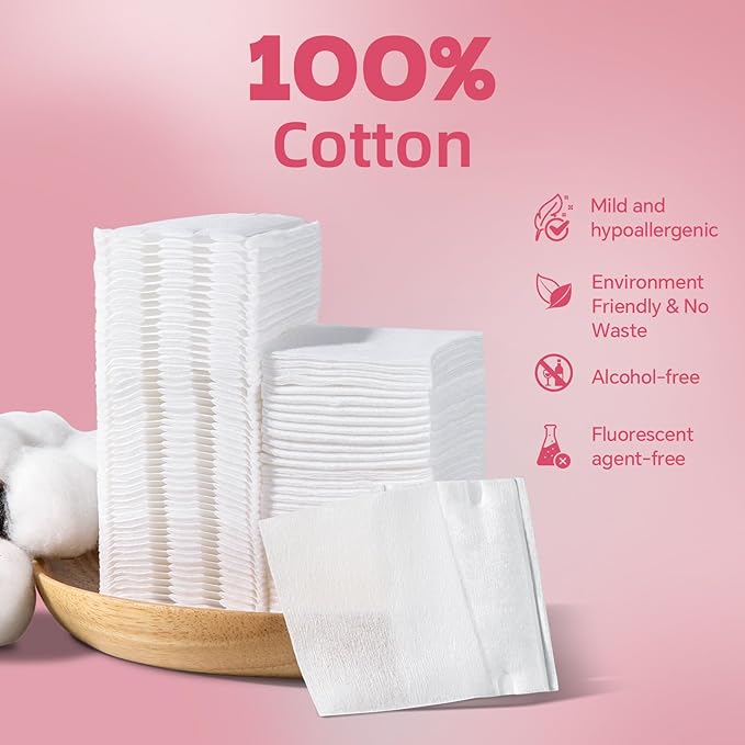 475 pcs square makeup cotton