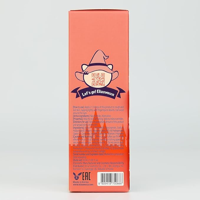 Elizavecca Witch Piggy Hell Pore Control Serum formulated with 97% Hyaluronic Acid 50 ml