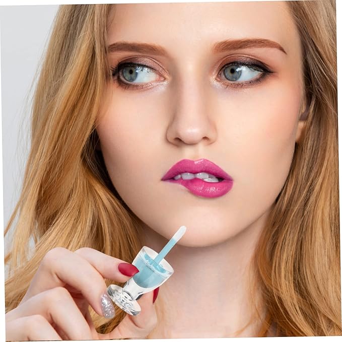 6pcs Ice Cream Lip Glaze Tube Lip Balms Bottle Lip Gloss Bulk Refillable Lip Gloss Tube Diy Lip Gloss Bottles Lip Balm Empty Containers Miss Plastic Lipstick Filling