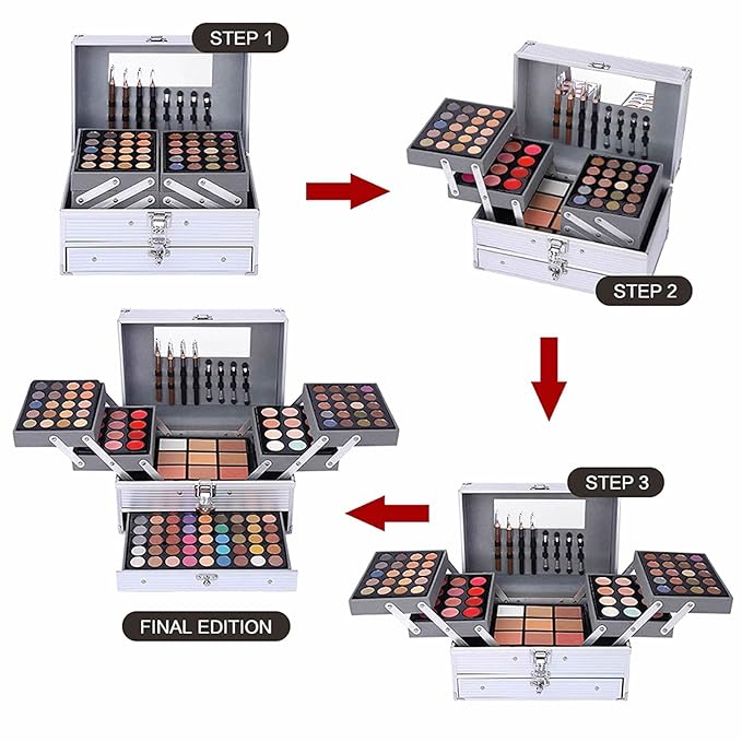 132 Color All In One Makeup Kit,Professional Makeup
