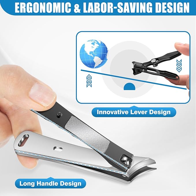 Nail clippers for thick nails