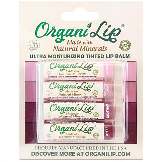 Tinted Lip Balm Moisturizer - Natural Colors