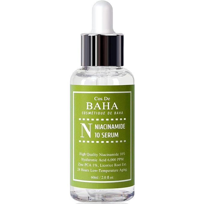 Niacinamide 10% + Zinc PCA 1% Serum for Face - Pore Reducer + Uneven Skin Tone Treatment + Diminishes Acne Prone, Skin Balancing Pore Reducing, Restores Elasticity, 2 Fl Oz (60ml)