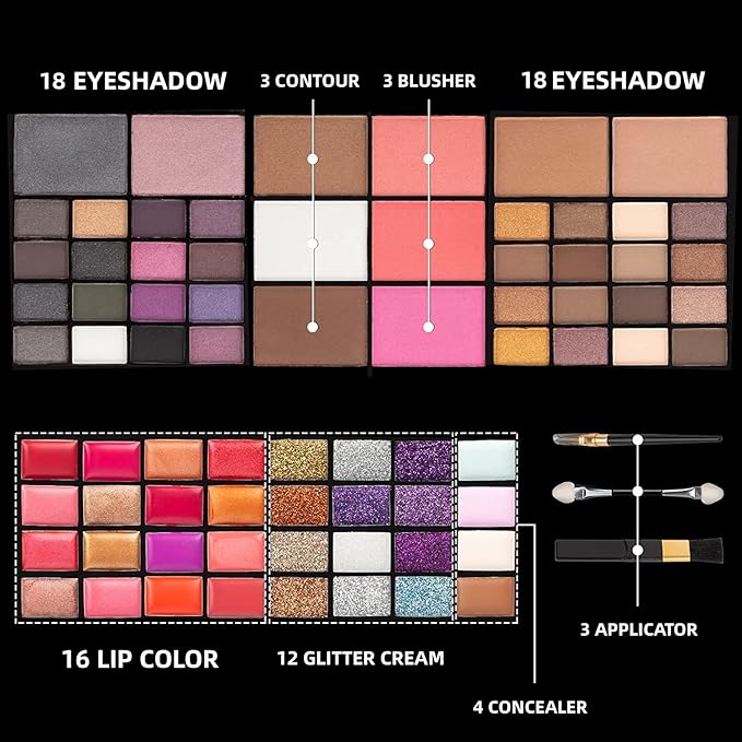 74 Colors Makeup Kit - Makeup