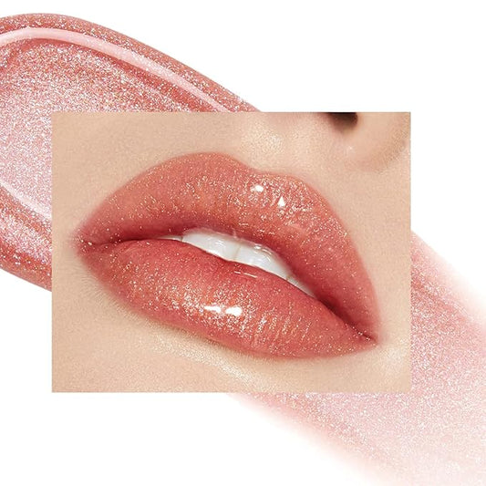 Colored Moisturizing Lip Gloss,Honey Lip Gloss Essence Non-sticky& Moisturizing