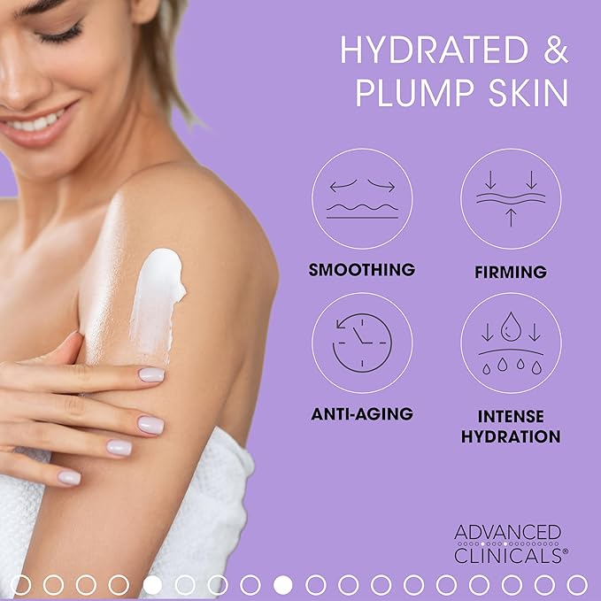 Advanced Clinicals Hyaluronic Acid Body Lotion Hydrating