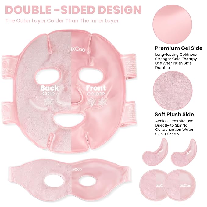 Ice face eye mask for