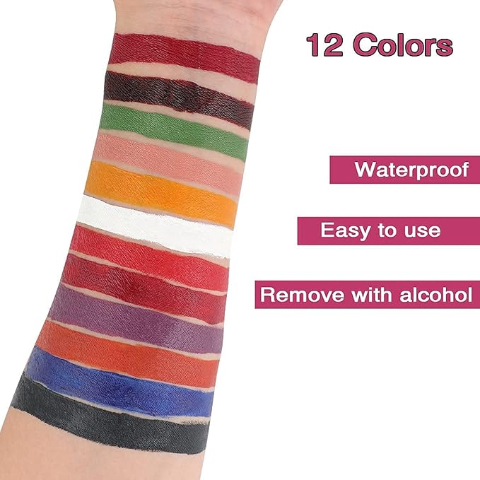 Depvision SFX 12 Color Flesh Tone Alcohol Activated