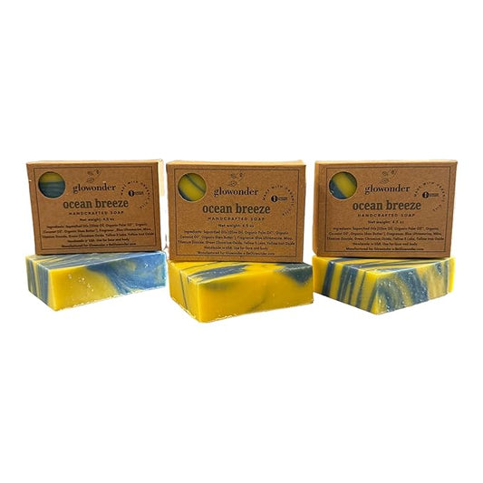 3 Pack Ocean Breeze Handmade Organic