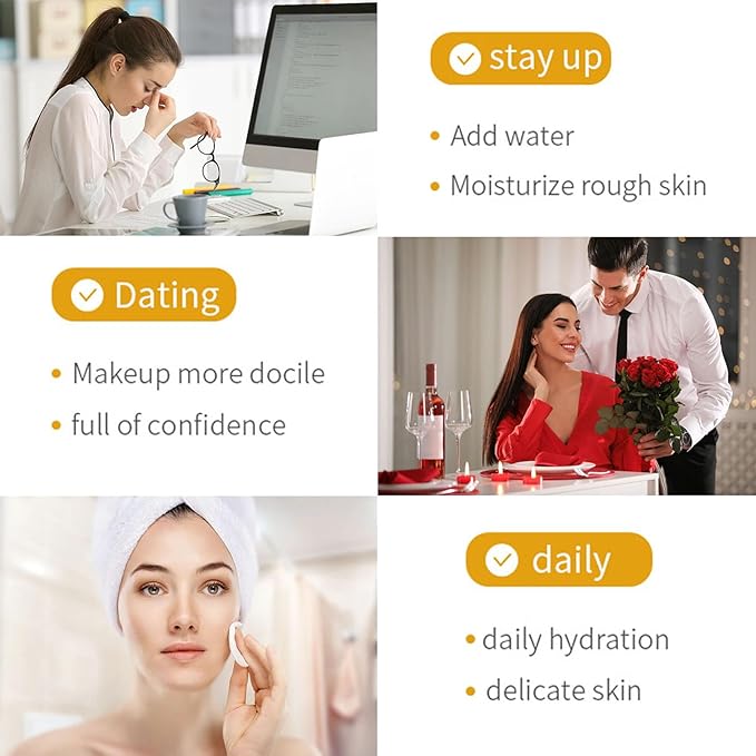 Rice Skin Care Sets, 5Pcs Face Hydrating