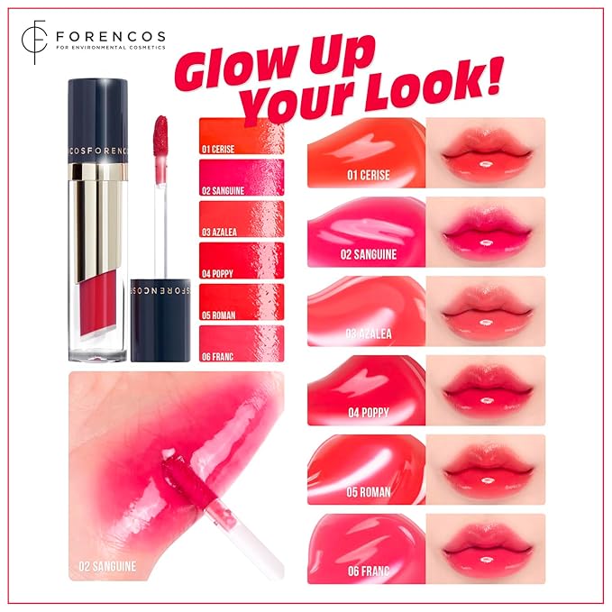 Tattoo Glass Lip Gloss Tint, Korean Glossy Tint/Stain, Glass