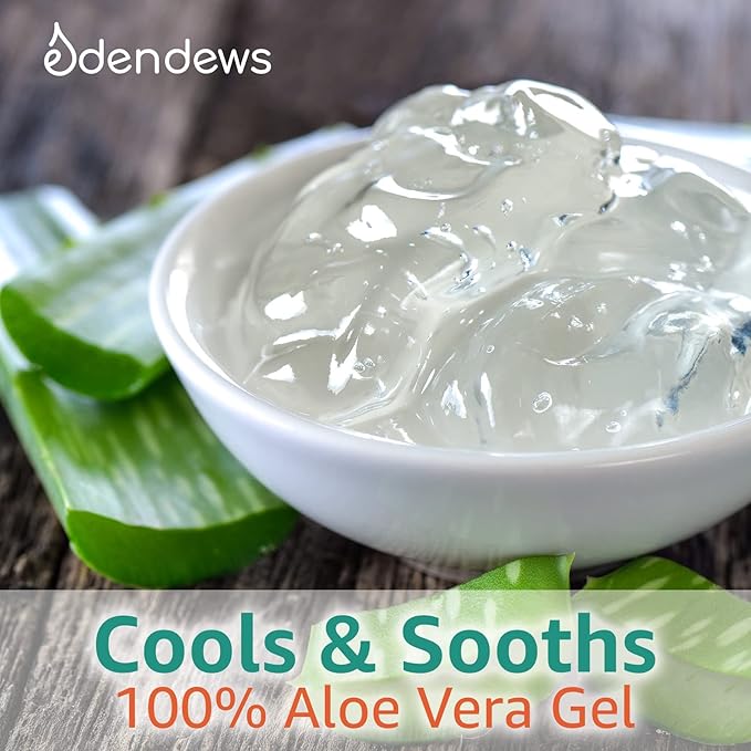 Aloe Vera Gel - 100% Pure & Natural, Hydrating, Moisturizing, Radiant Skin, Softening, Soothing, 2 oz (Pack of 3)