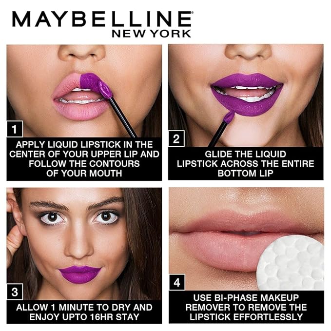 Maybelline New York SuperStay Matte Ink Liquid Lipstick, Escapist, 0.17 Ounce