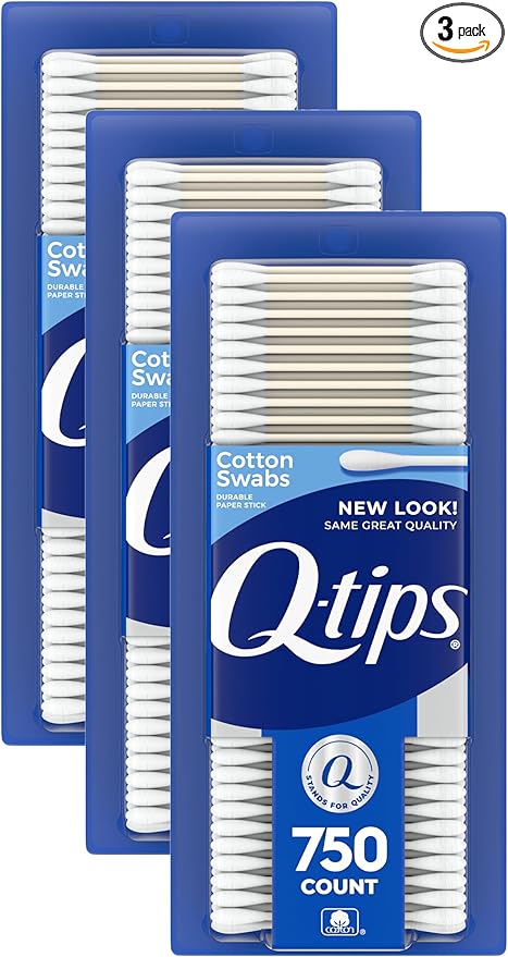 Q-tips cotton swabs for hygiene