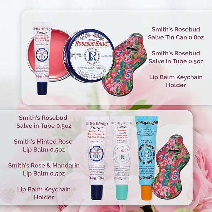 Smiths Rosebud Salve Lip Balm and