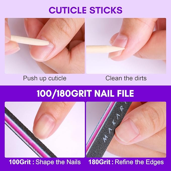 Makartt Cuticle Remover Kit, Nail