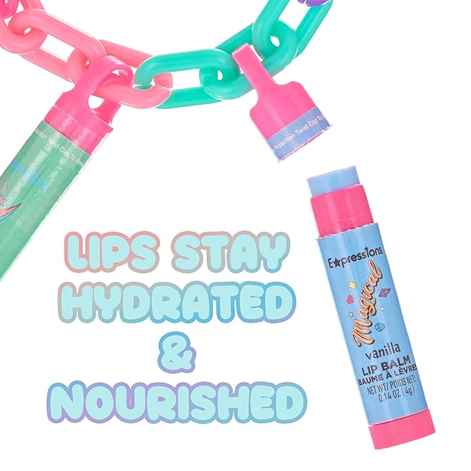 Expressions 7pc Lip Balm Collection - Girls,